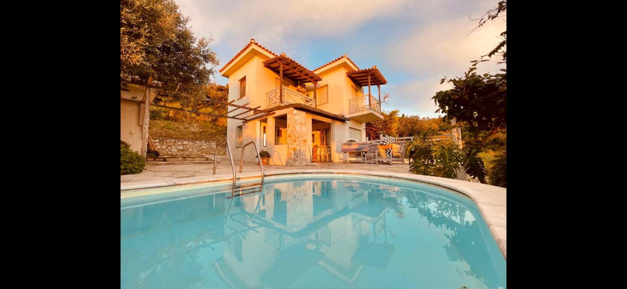 Hikers Villa Trail 5 & 6 Moni Evaggelistrias Exterior photo